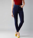 Skinny Women Grey Jeans Blue