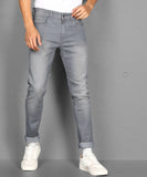 Slim Men Grey Jeans